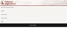 Tablet Screenshot of lhs.sau88.net